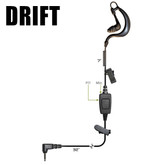 DRIFT.   Single-Wire PTT Earpiece.