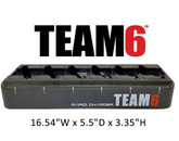 TEAM6 - Six Unit Multi-Charger (pods not included)