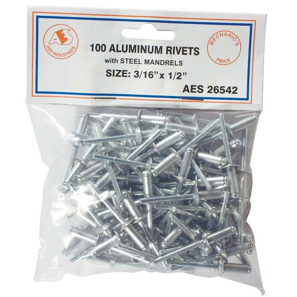 Aluminum Rivets 3/16" x 1/2" 26542