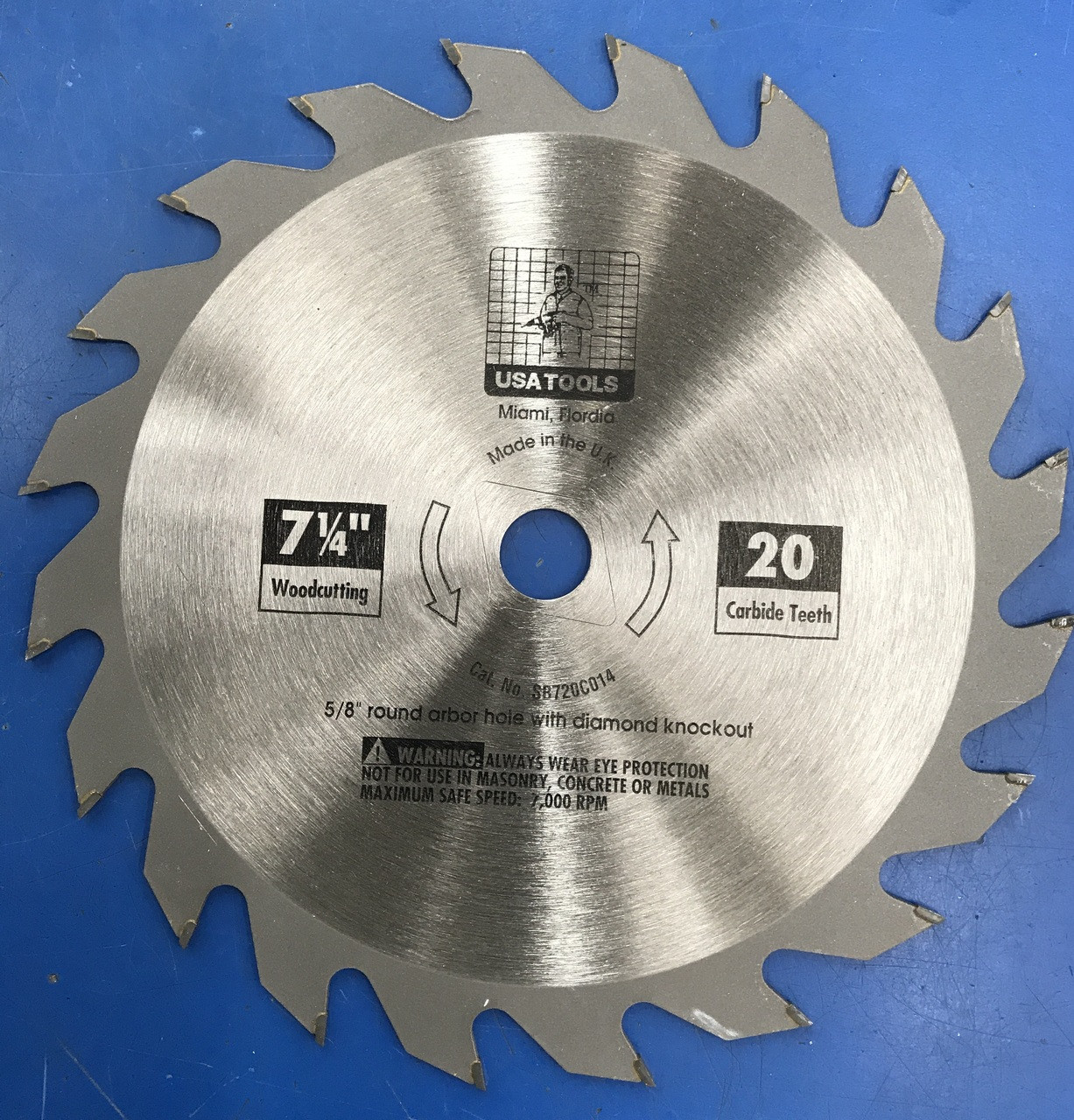 25 piece, 7-1/4 inch 20 Tooth Carbide Saw Blade SB720C014 - Race Car