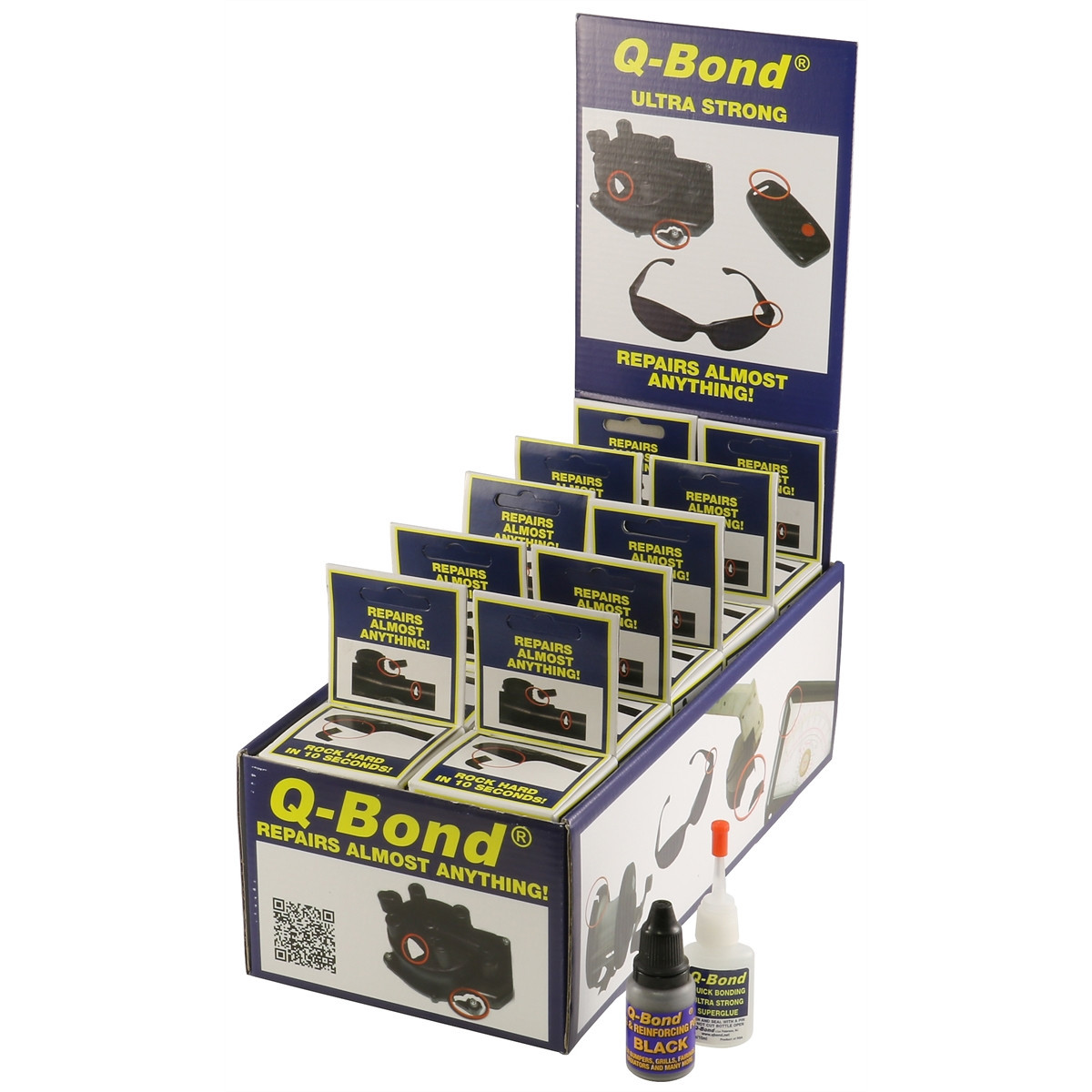 QBond Adhesive Kit, 10 Pack With Display