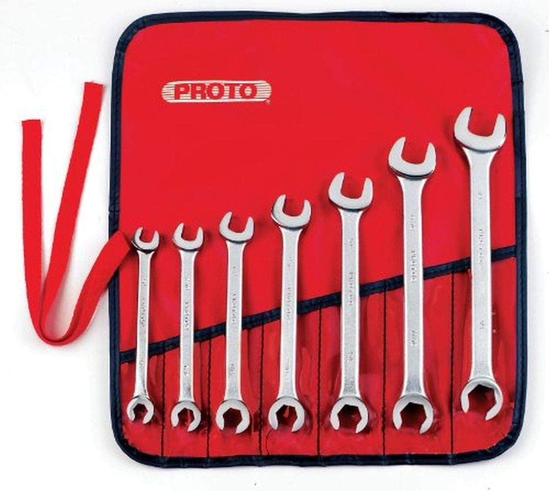 7 Piece Combination Flare Nut Wrench Set 6 Point