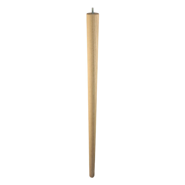 Raw Vic Ash Table Leg Tapered 750mm Height Urban Hardware