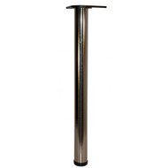 Brushed Stainless Steel Table Leg