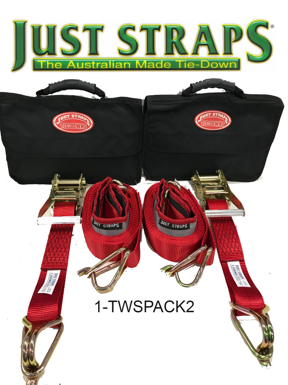 Just Straps® Car Transport Wheel Strap 2 pack Limited Edition 5 metre