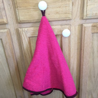 Round Terry Kitchen Towel 27.6" (70cm), Pink