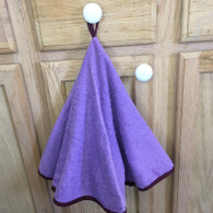 Round Terry Kitchen Towel 27.6" (70cm), Purple