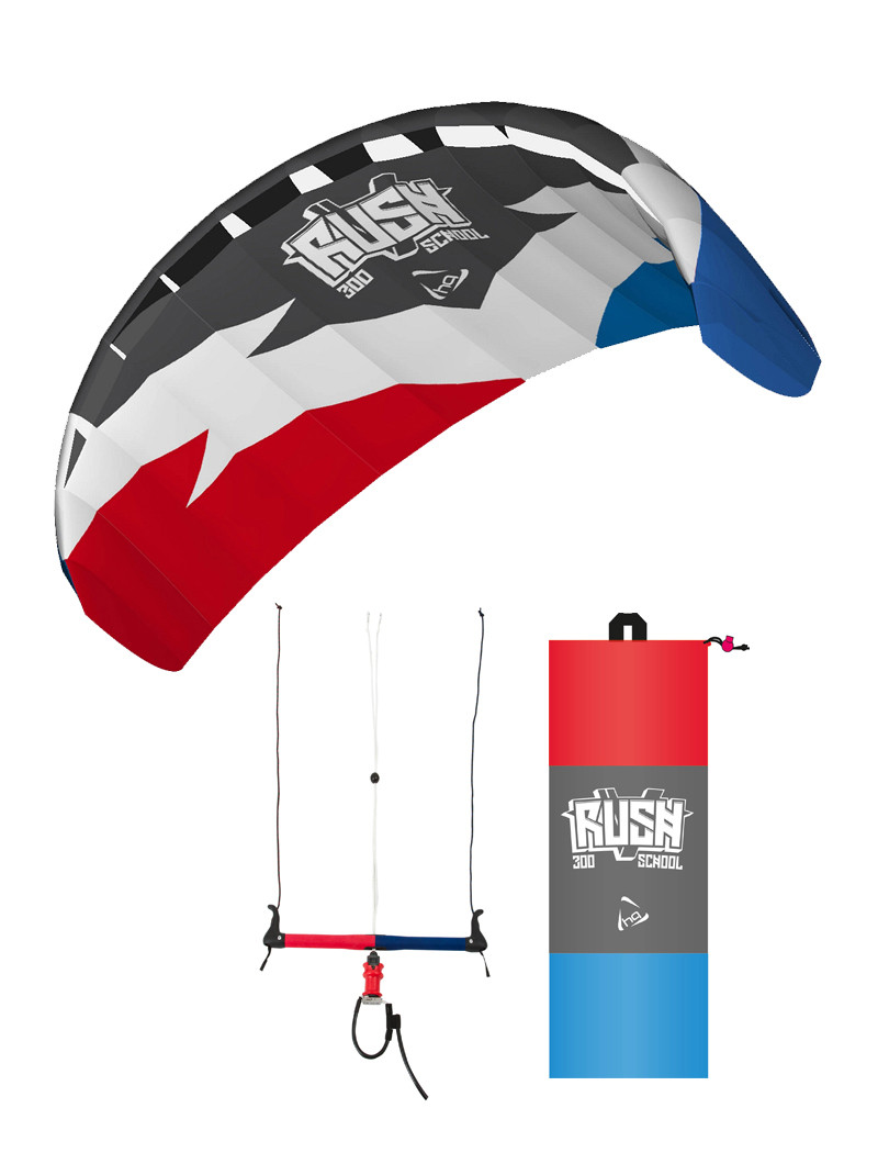 HQ4 Rush Pro V 300 3M Trainer Kite Kiteboarding Foil Power Surf Snow 2ND CX Kite 