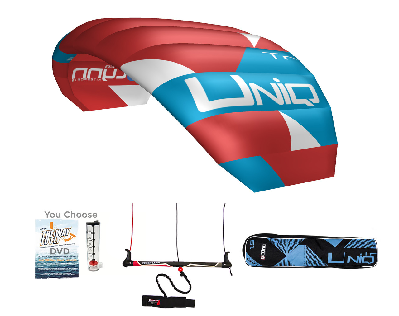 Trainer Kite for Kitesurfing 2.5m High Quality Red Kite FreeShip+Tracking