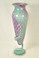 Art Glass Spiral Footed Tall Vase by Berni Enterprises