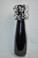 Art Glass Huge Hand Blown Black Vase Fused Glass Romania by Ion Tamaian