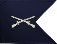 Infantry Corps Guidon Unframed 20x29