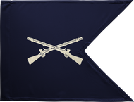 Infantry Corps Guidon Framed 11x14