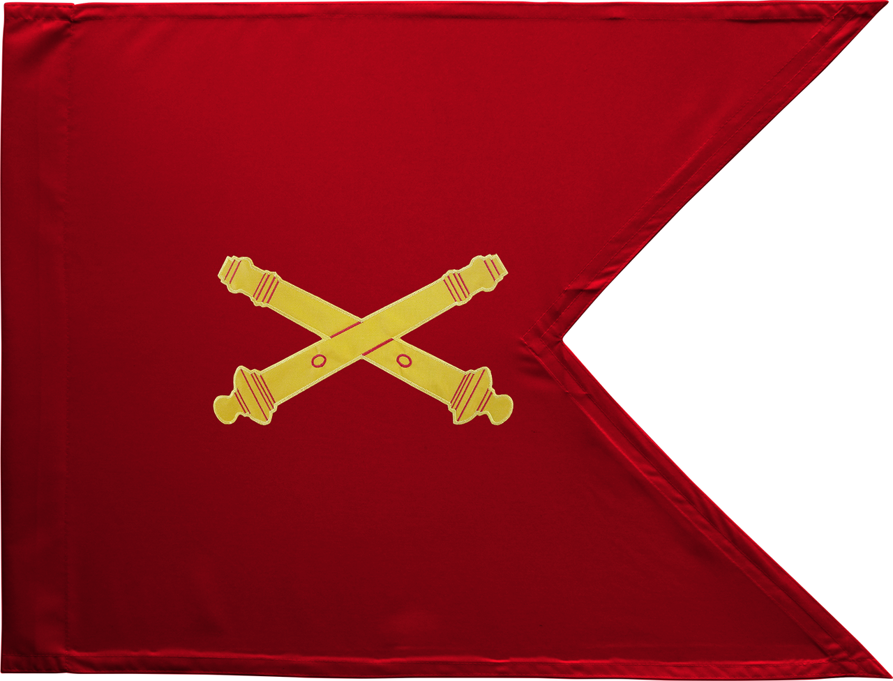 Field Artillery Corps Guidon Framed 11x14 Total Force