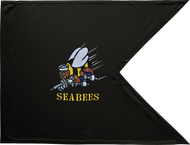 US Navy Seabees Guidon Unframed 04x07