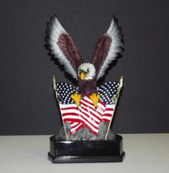 Small Eagle with 2 Flags