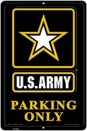 U.S. Army Only Parking Sign