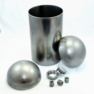5" dia diy weld together domed end oil tank kit