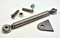 stainless brake stay kit with weld on tab and stainless steel heim joints