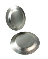 flanged oil tank oil bag weld on end cap 5" dia 6" outer dia mild steel