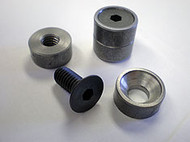 thin low profile universal weld on mounting bung kit