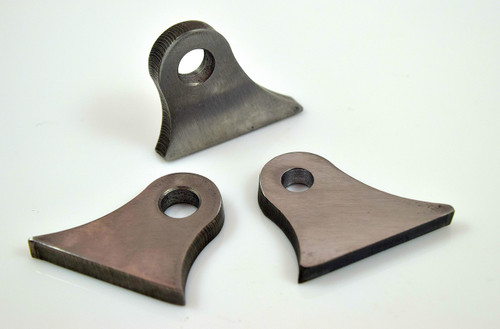 steel weld on arched thick  mounting tab with hole