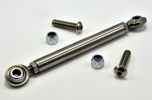 Stainless steel adjustable brake stay linkage with stainless heim joints