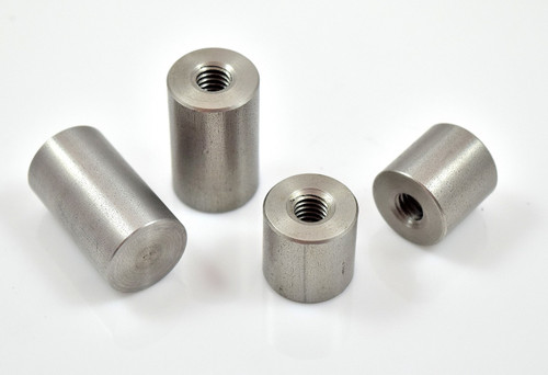 4 Pc 5/16-18 THREADED WELD BUNGS Stand-Off .50 Long 5/8 DIA.1018 STEEL