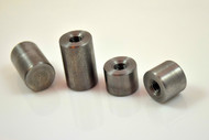 m8 x 1.25 metric mild steel weld on threaded mounting bung 