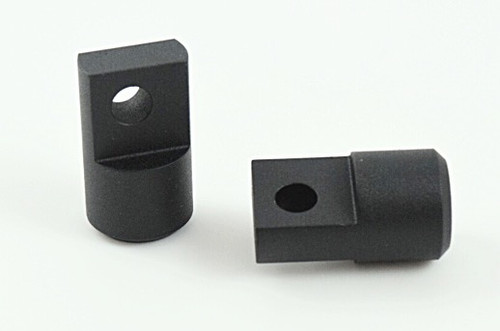 Non pivoting footpeg clevis fo dyna sportster fxr pegs