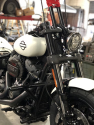 2018 fat bob license plate relocation