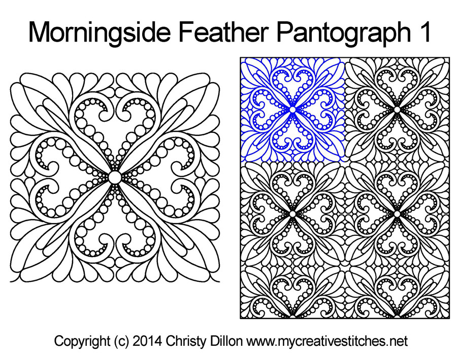 Morningside Feather EdgetoEdge 1 My Creative Stitches