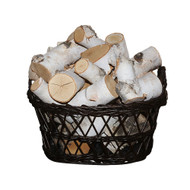 Pieces of White Birch Logs (15 lbs)