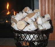 Pieces of White Birch Logs (15 lbs)