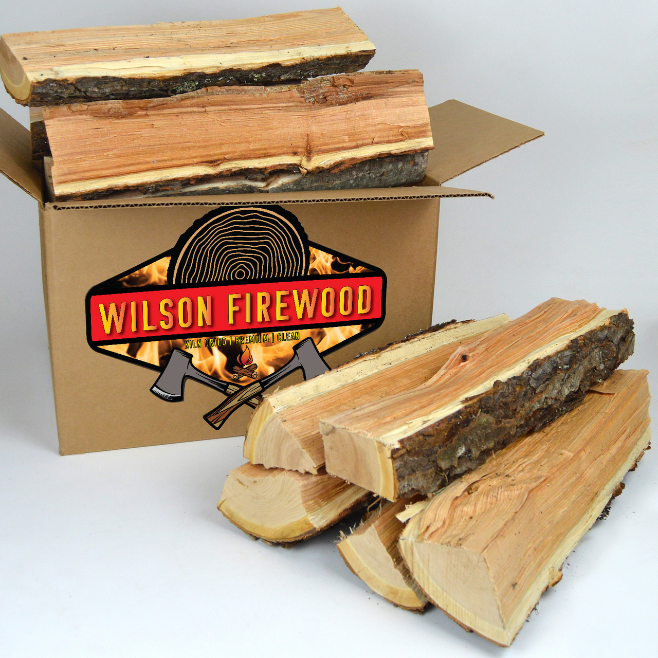 WILSON CHERRY SPLIT FIREWOOD- SEASONED NATURAL KILN DRIED