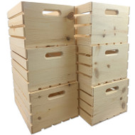Pine Handle Crate Large (6 Pack)