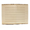 A close-up of the natural basswood letter board, showcasing its smooth surface and rustic live bark edge. The unique grain pattern and organic shape highlight the individuality of each piece.