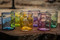  Handcrafted drinking glasses made from recycled glass