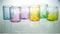 Each glass is unique and beautiful! Mix and match colors