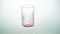 Fuchsia  handcrafted drinking glass made from recycled glass