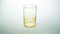 Saffron handcrafted drinking glass made from recycled glass
