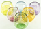 Beautiful handblown drinking glasses made from recycled glass
