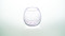 Violet handcrafted stemless wine glass made from recycled glass