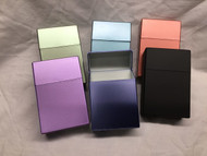 Flip Top Plastic King Size Cigarette Case-Assorted Colors