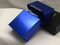 Blue  Aluminum Flip Top Box Cigarette Case 