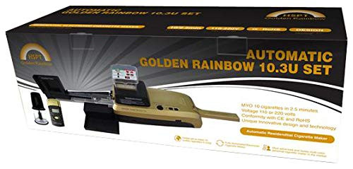hspt golden rainbow automatic cigarette rolling machine Fastest Cigarette Roller on the market HSPT Automatic Golden Rainbow 10+