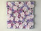 "Lilac & Pink" Silk flowers in Glittery Silver Frame 24"x24"