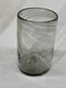 Smoke colored - hand blown drinking glass tumbler - size large