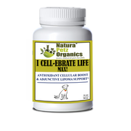  I CELL-EBRATE LIFE - ANTIOXIDANT CELLULAR BOOST + ADJUNCTIVE LIPOMA SUPPORT* for Dogs- All Life Stages 90 Capsules