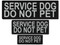 SERVICE DOG DO NOT PET